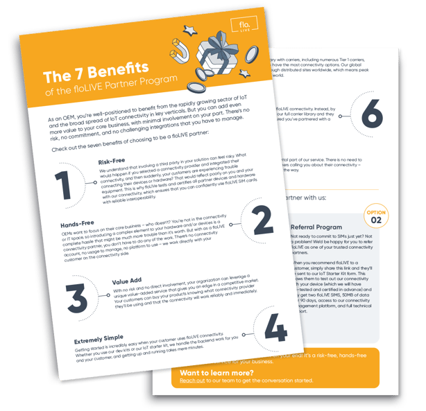 7 benefits floLIVE Partner Program